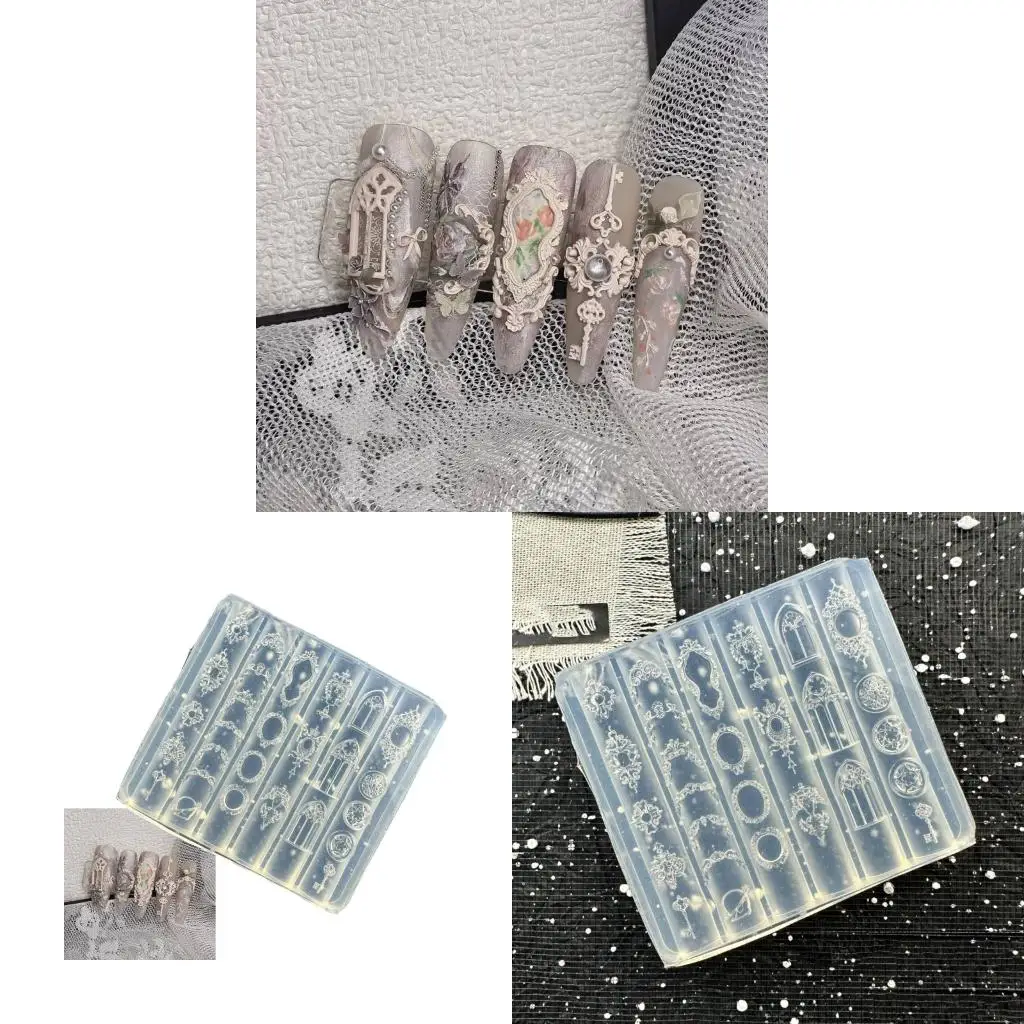 European Silicone Mold For Detailed Art Embossing Jewelry Making Mold