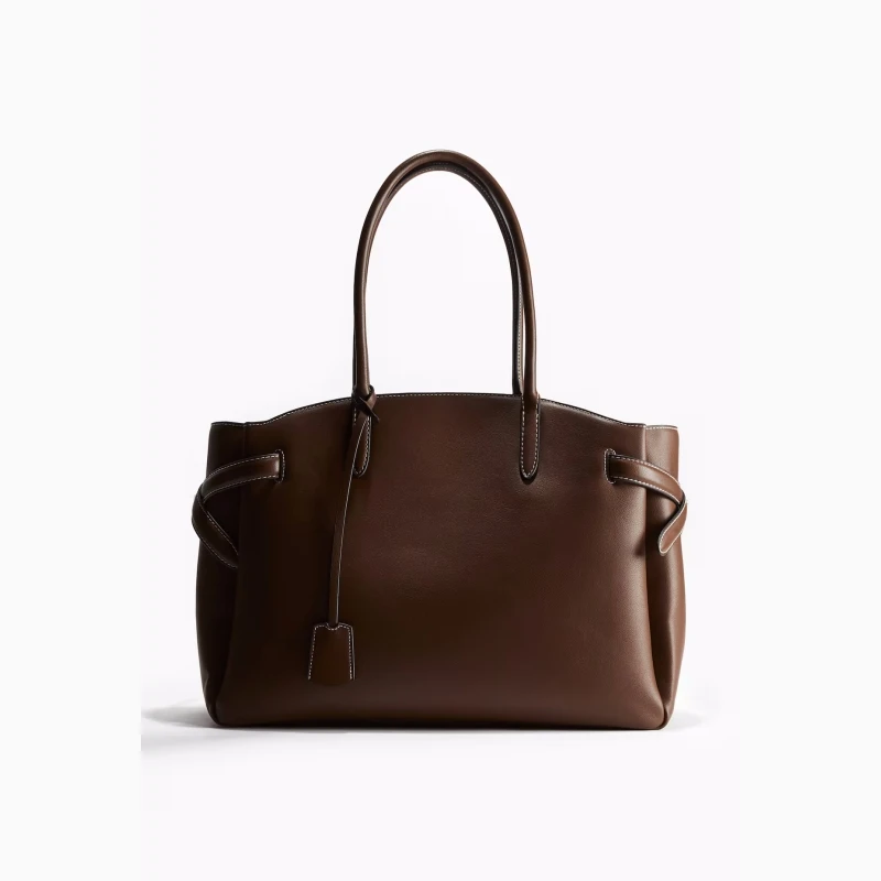 women's-fashionable-tote-bag-ladies-luxury-design-handbags-solid-color-simple-shoulder-bag-top-handle-shopper-bag