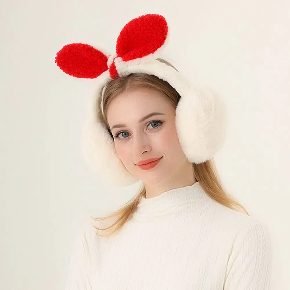Winter Plush Ear Cover New Cold Protection Foldable Ear Warmer Windproof Outdoor Riding Earmuffs