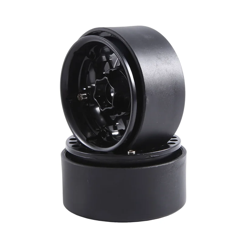 4 قطعة 1.9 بوصة معدنية Beadlock محور عجلات حافة ل 1/10 RC الزاحف سيارة TRX4 محوري SCX10 Redcat Gen8