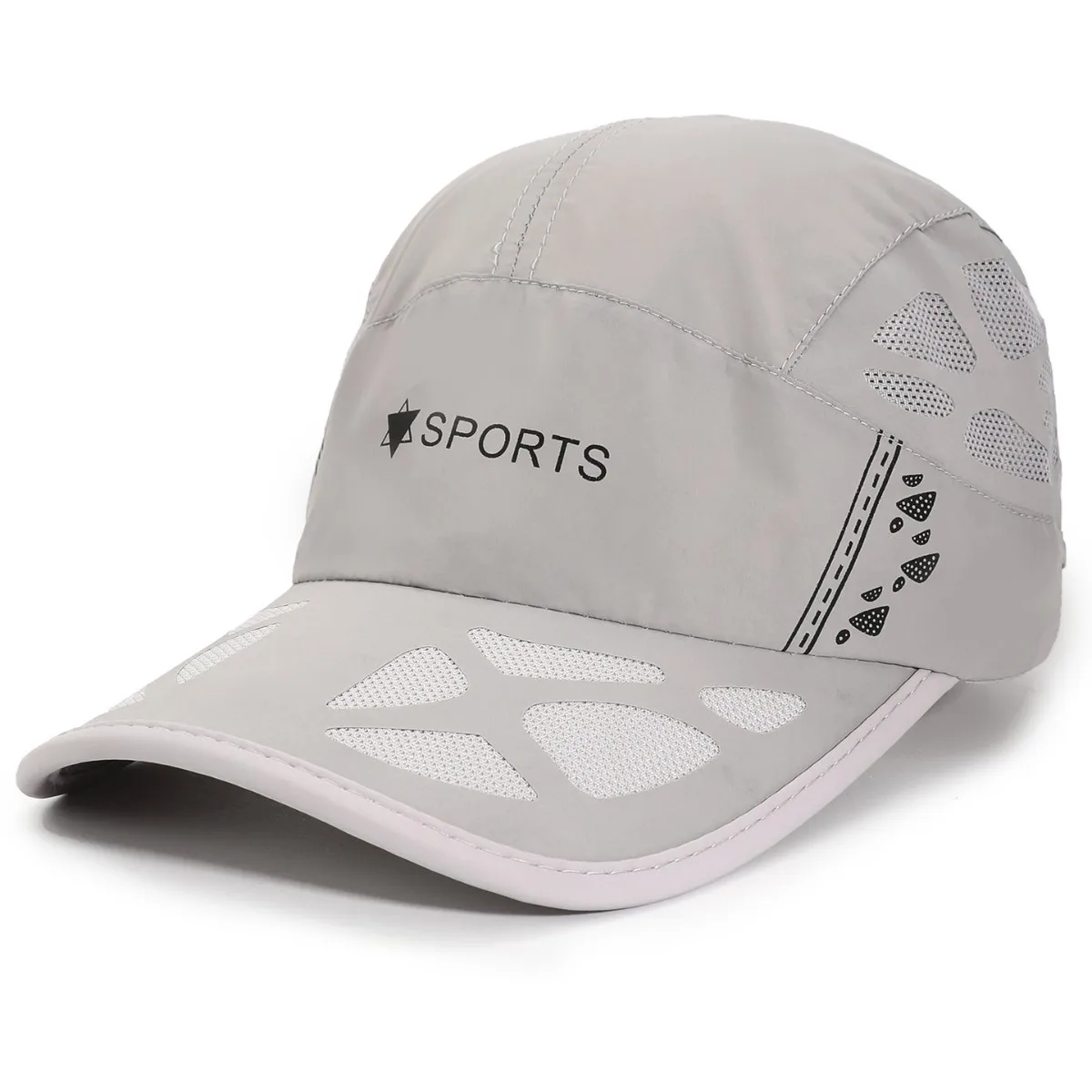 واقية من الشمس قبعة بيسبول الرجال الصيف قبعة الشمس في الهواء الطلق تسلق الجبال التخييم شبكة تنفس التجفيف السريع قبعة خفيفة الوزن 2