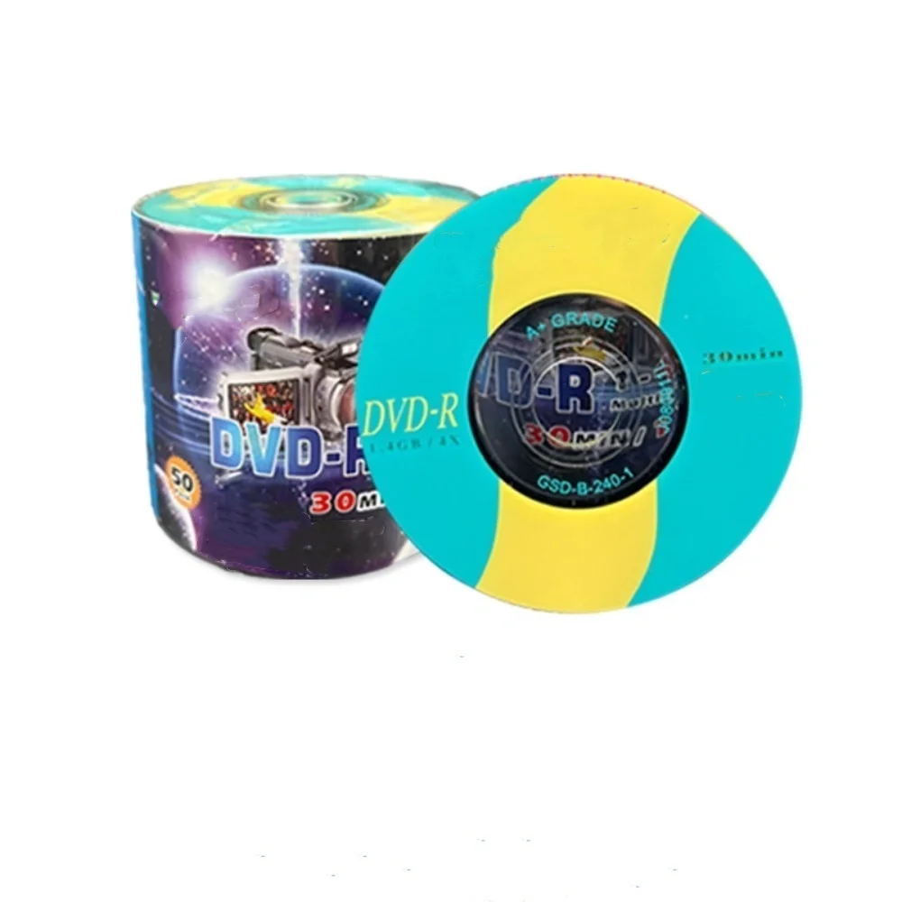 50 Stück 8 cm DVD-R Mini-Rohlinge, beschreibbare Discs für Kameras, 1,4 GB/30 Minuten – Detail 1