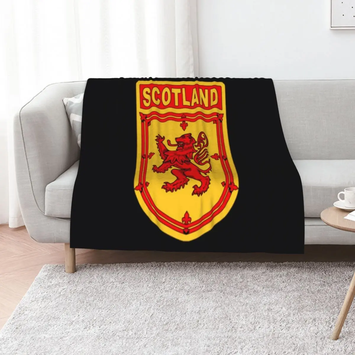 

SCOTLAND SHIELD Throw Blanket Hairy anime Warm Luxury Designer Blankets