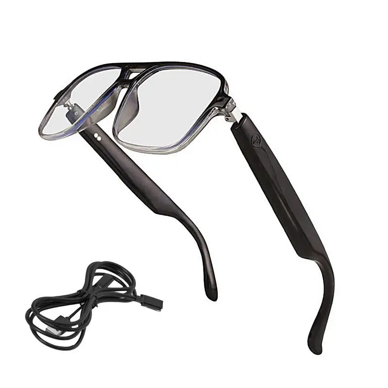 Óculos ai para homens, óculos de tradução sem fio em tempo real, óculos inteligentes sem fio para homens e mulheres, chamada de idioma, vídeo