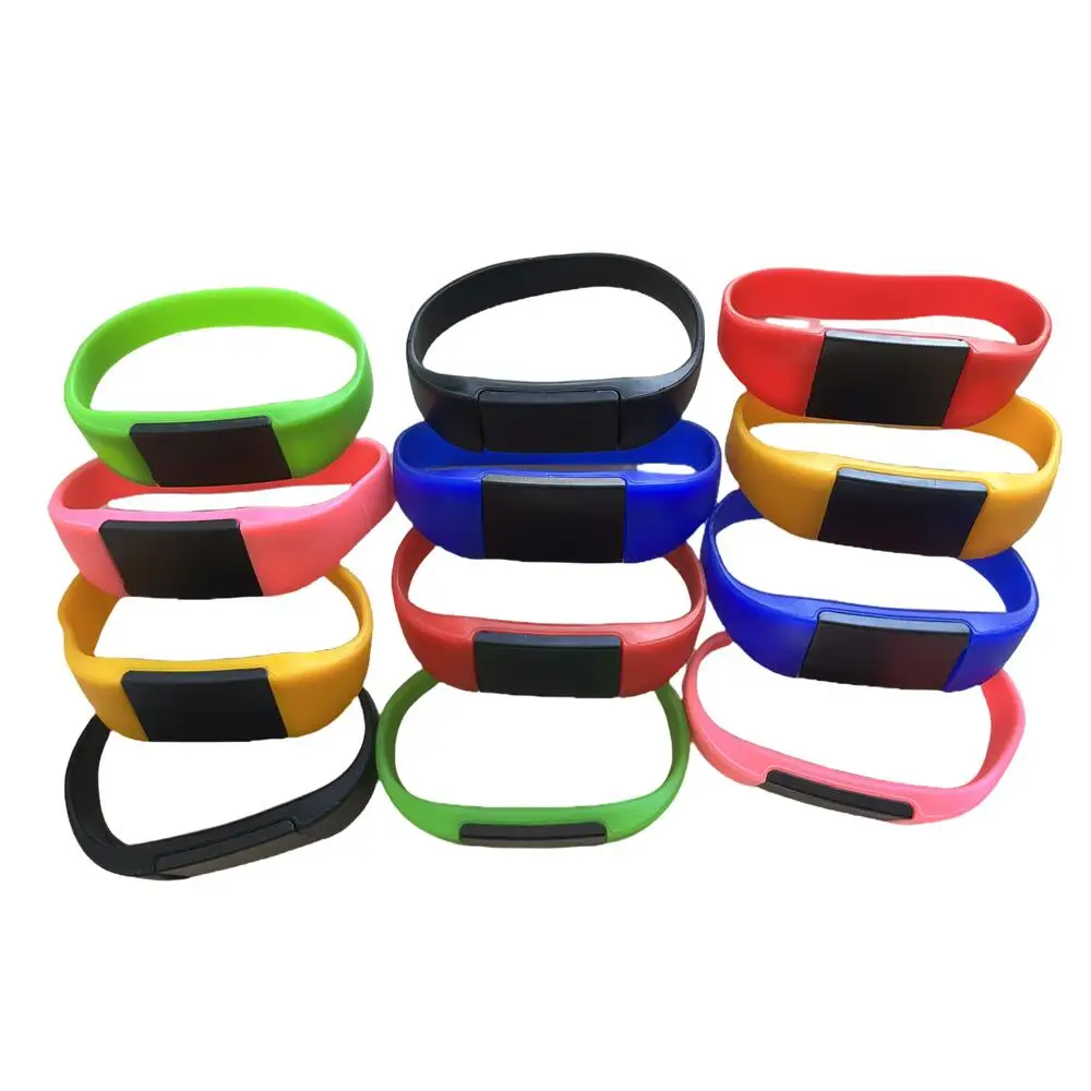 1Pcs Smart RFID Wristband Rewritable 125khz ID EM4305 T5577 Blank Data Chip keyfob Card Duplicator Token Tag Copy Key Bracelet
