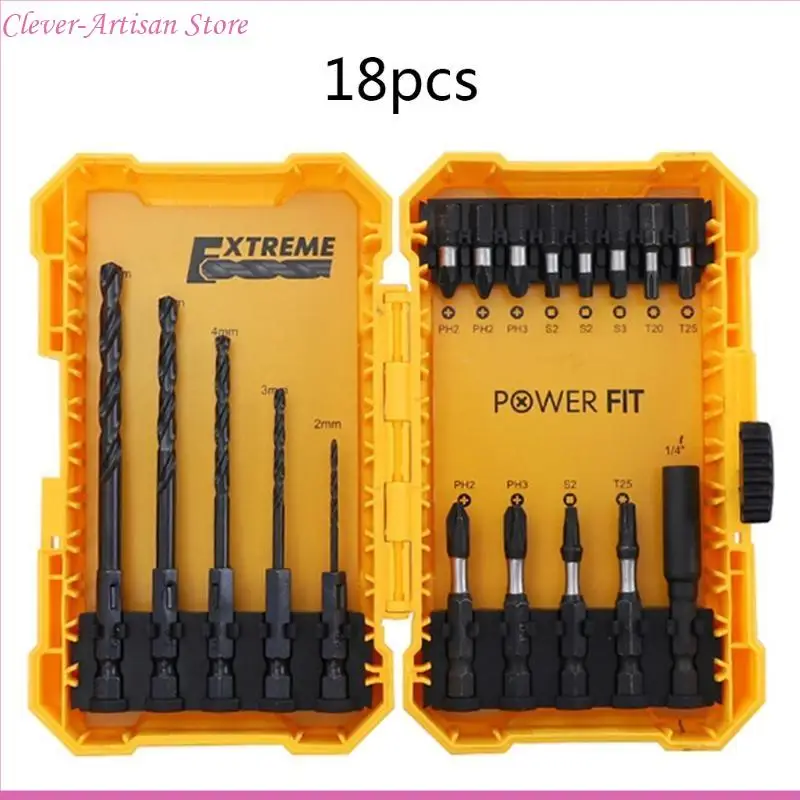 E06B 18/42pcs Screwdriver Socket Electric Drill Impact Bit Set Connecting Rod Repair Tools