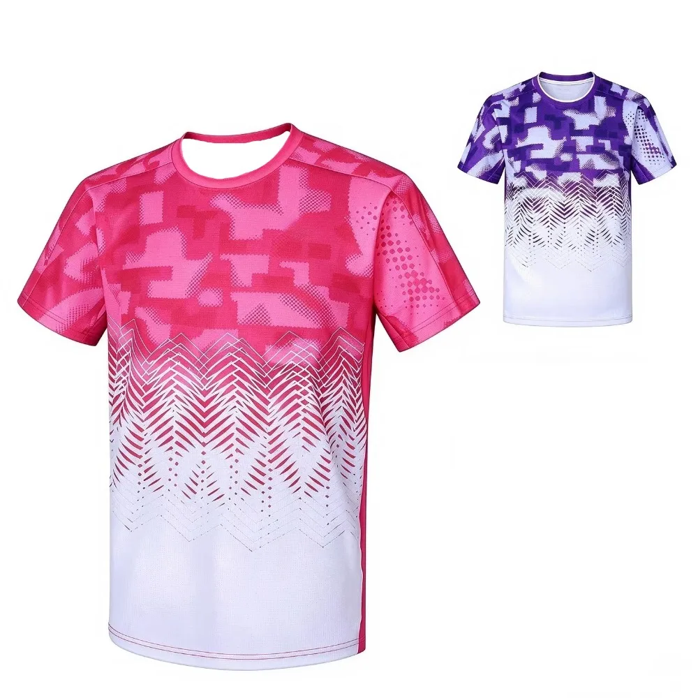 High Quality Youth Badminton Jerseys, Men's and Women's Breathable Quick Drying Competition Training Breathable T-shirts