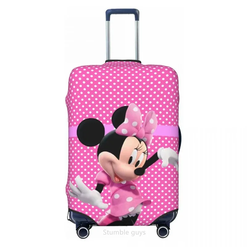 

Чехол для багажа с рисунком M-Minnies, эластичная ткань, для чемоданов 18-32 дюйма, пыленепроницаемый, моющийся, устойчивый к царапинам, дорожный чехол для багажа
