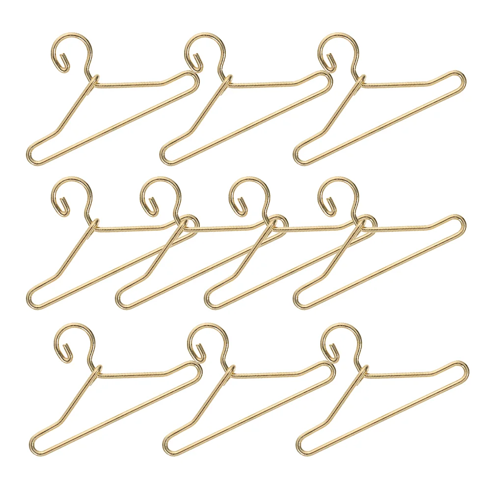 Coat Hanger Wardrobe Hangers House Mini Apparel Miniature Delicate Hanging Tiny Ornaments Exquisite