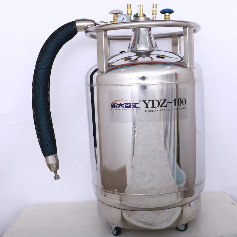 YDZ 150 175l selfpressurized ln2 cylinder 100L nitrogen supplement of instrument nitrogen medical laboratory