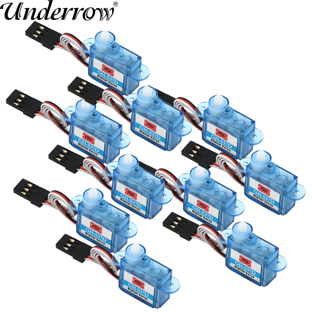 2/5/10/20/50 Pcs GH-S37D 3.7g Digital Servo Mini Micro Servo Hollow Cup for RC plane Helicopter Boat Car