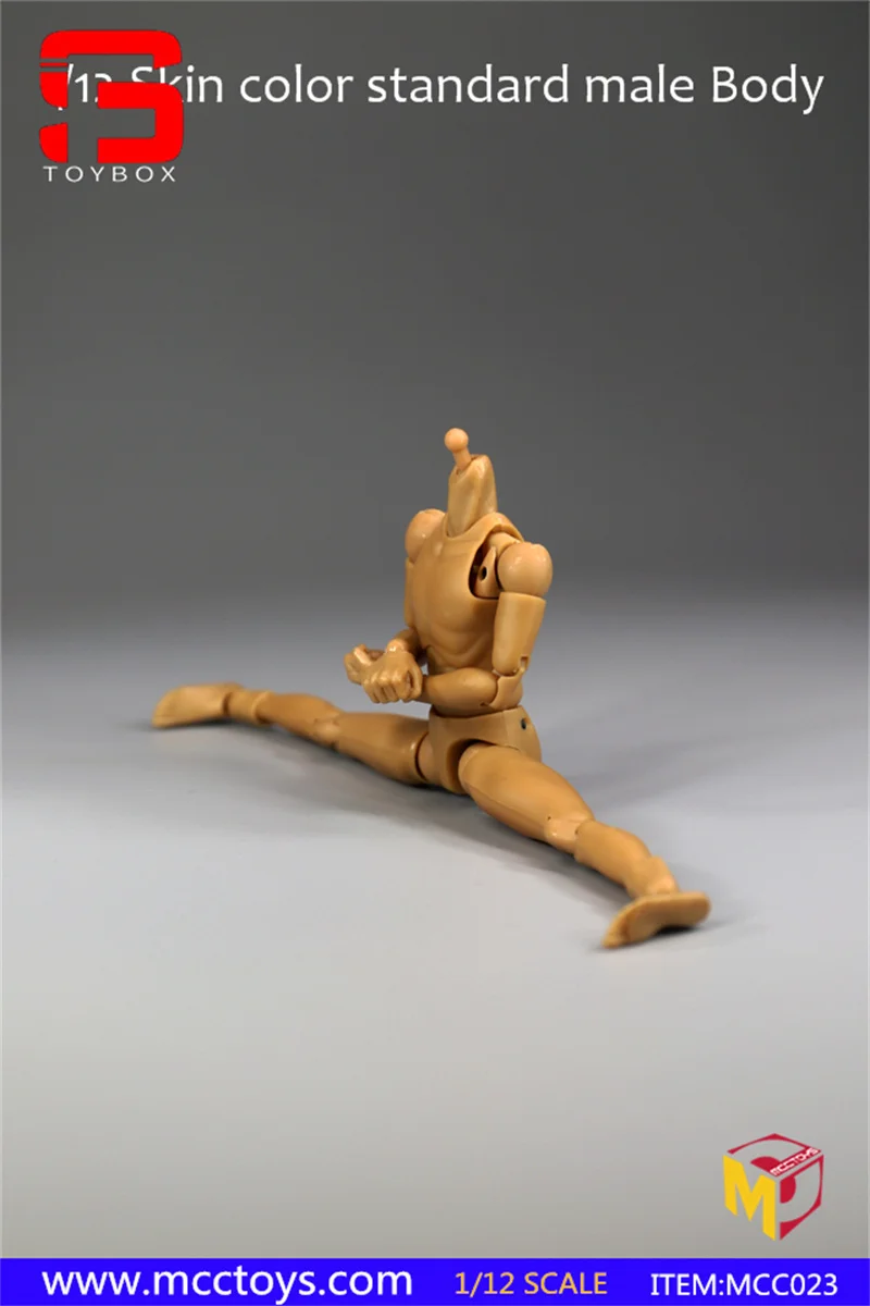 MCCToys MCC023 Scala 1/12 Modello corpo articolare standard maschile 6'' Soldato Action Figure Giocattoli corpo super flessibili