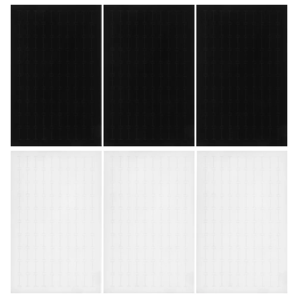 6 قطعة صندوق مجوهرات إدراج منصات الإسفنج القرط عرض الحصير حلقة صينية العرض درج منظم معرض المجوهرات إدراج #5