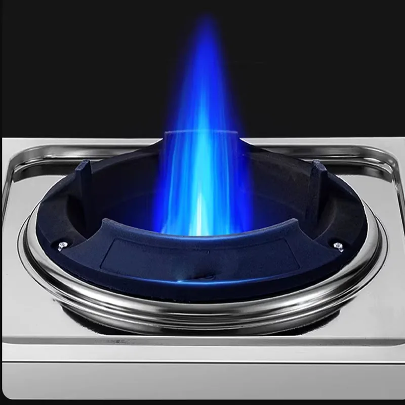 

Коммерческая мощная газовая плита для ресторанов, на сжиженном газе, с одной конфоркой, с защитой от погасания пламени, для уличных прилавков и домашней кухни