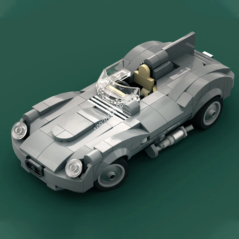 

310 шт. MOC Jaguarss D-Type City Champions супер автомобильные строительные блоки для развития терпения и концентрации Рождественская игрушка в подарок