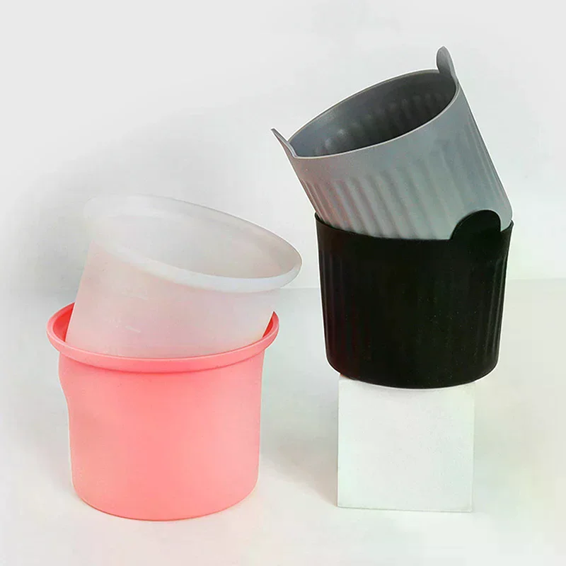 Hair Wax Warmer Heat-resisting Replacement Silicone Bowls Removal With Stirring Stick Non-stick Pan Beauty