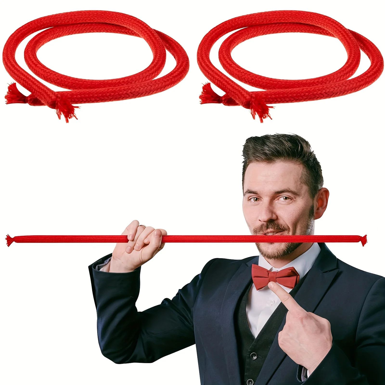 Cuerda Mágica Flexible Para Trucos De Magia – 92 Cm, Roja O Verde, Ideal Para Actuaciones En Escenario Y Fiestas