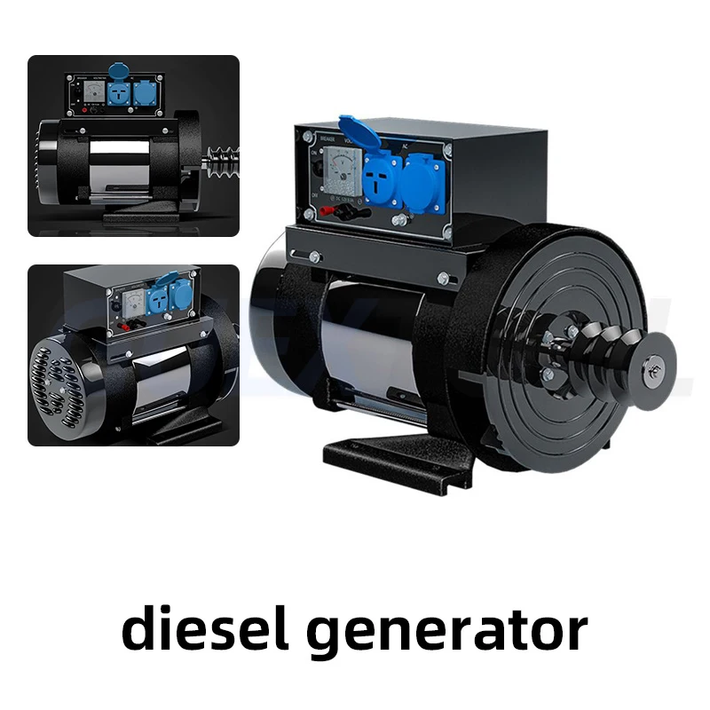 

Diesel Generator Set Single-Phase Gasoline Single Copper Freight Car Air Conditioner Household Appliances Agricultural Generato