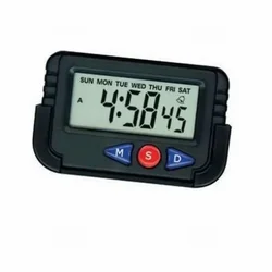 Portable Digital Clock Car Pocket Size Electronic Travel Alarm Clock 12 Hour Date Car Electronic Seconds Digital Watch