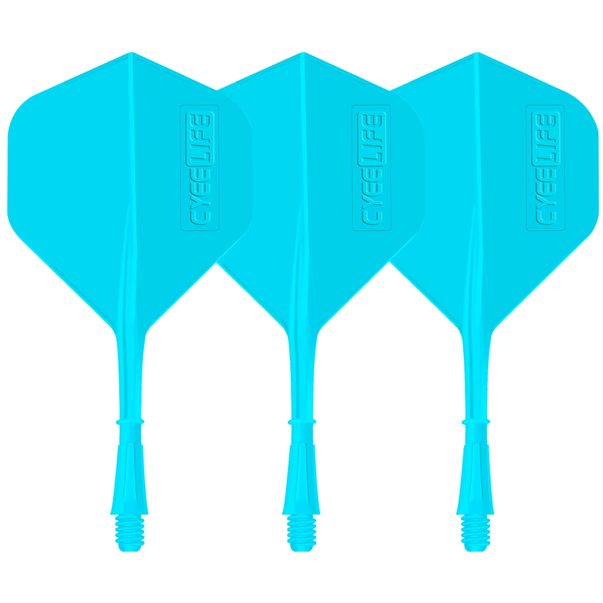 CyeeLife Dart Flights and Shafts,3 PCS One piece Accessories Not easy to break and fall off,8 Colors