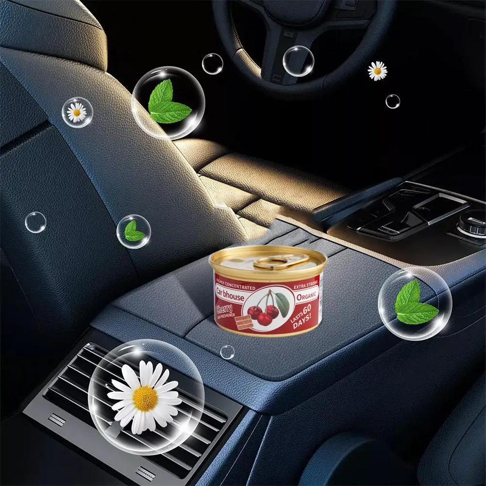 Wooden Car Aroma Diffuser New Car Deodorizer Fiber Air Freshener with Canned Coffee Scent Best Seller for Automotive Interior