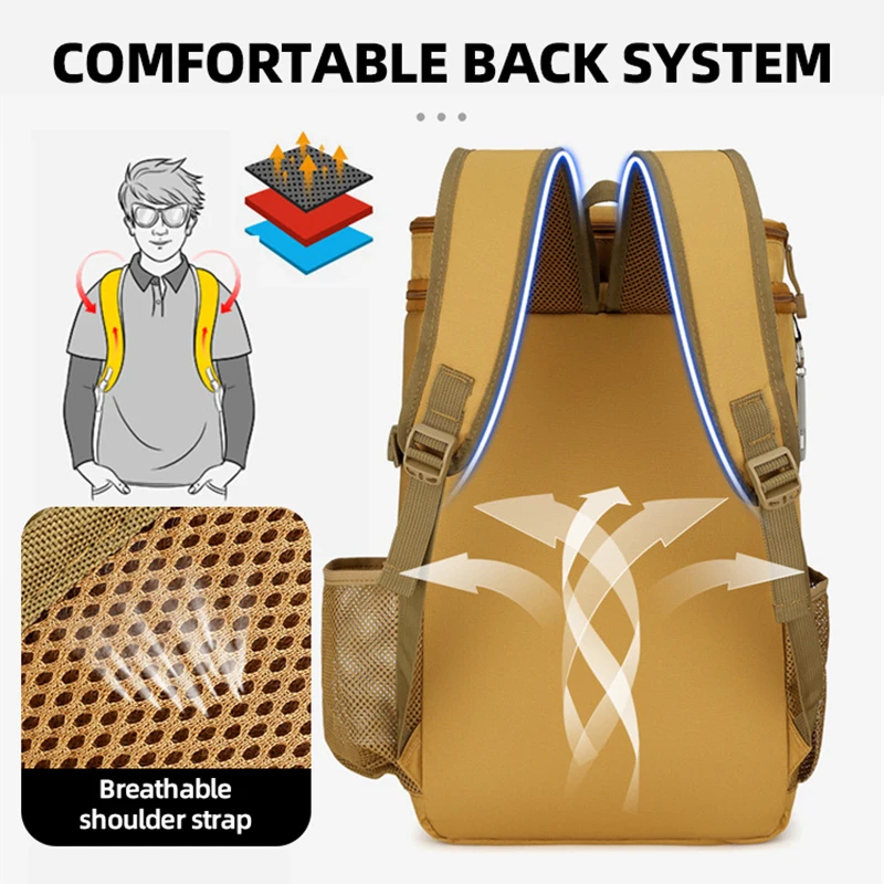Mochila táctica escalada hombre grande con correas MOLLE