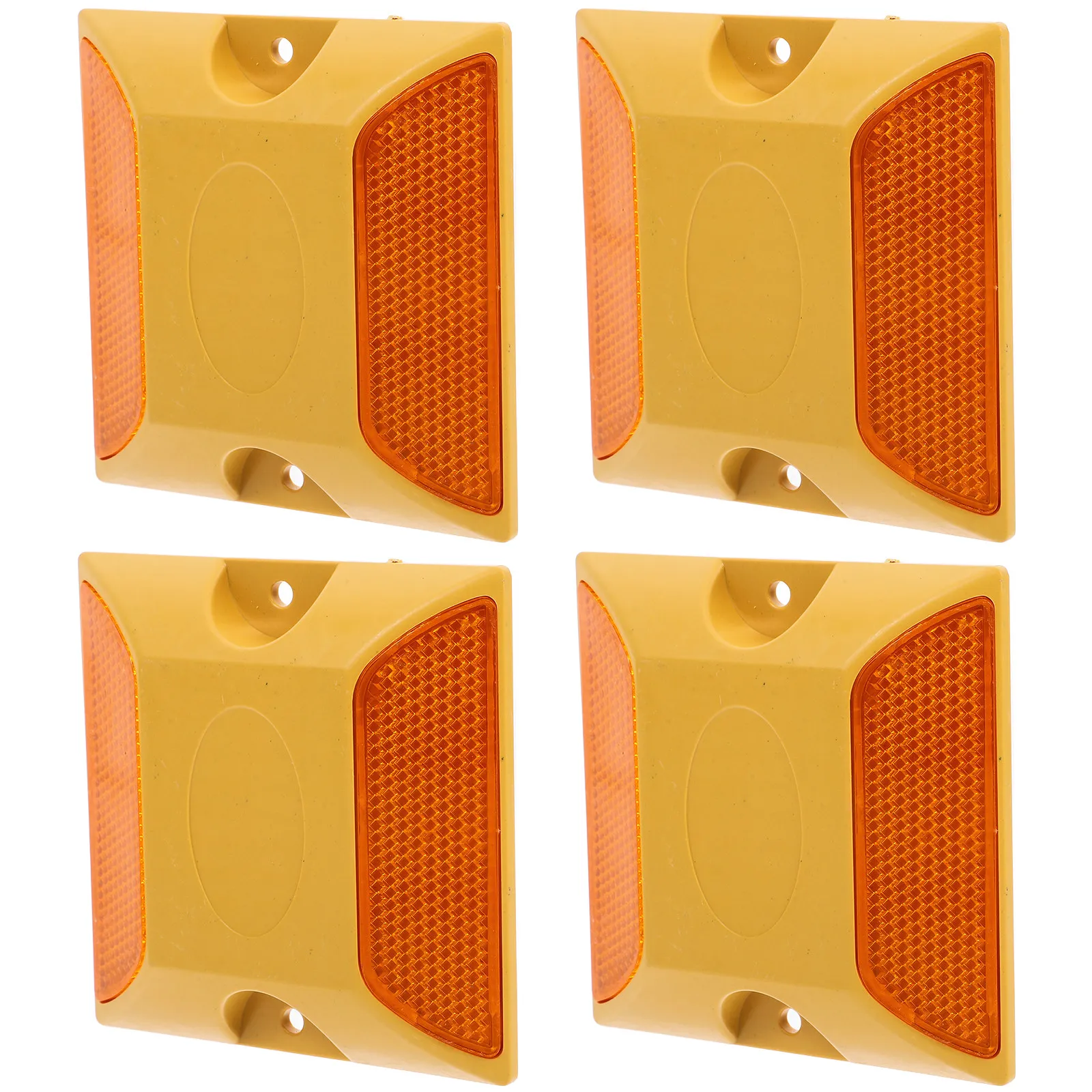 4pcs-reflective-plastic-road-studs-high-visibility-pavement-markers-for-highway-driveway-parking-lot-speed-bump-traffic-guidance