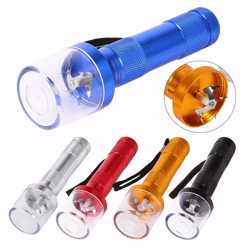 1PC Electric Tobacco Grinders Metal Herb Abrader Smoke Herb Cutter Cigarette Accessories Tobacco Grinder (Without Battery)