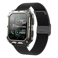 Smart Watch 1.83 Inch Men Music BT Call Outdoor Sports Fitness Tracker Heart Rate Blood Pressure for OPPO K10x Ulefone Armor 9E