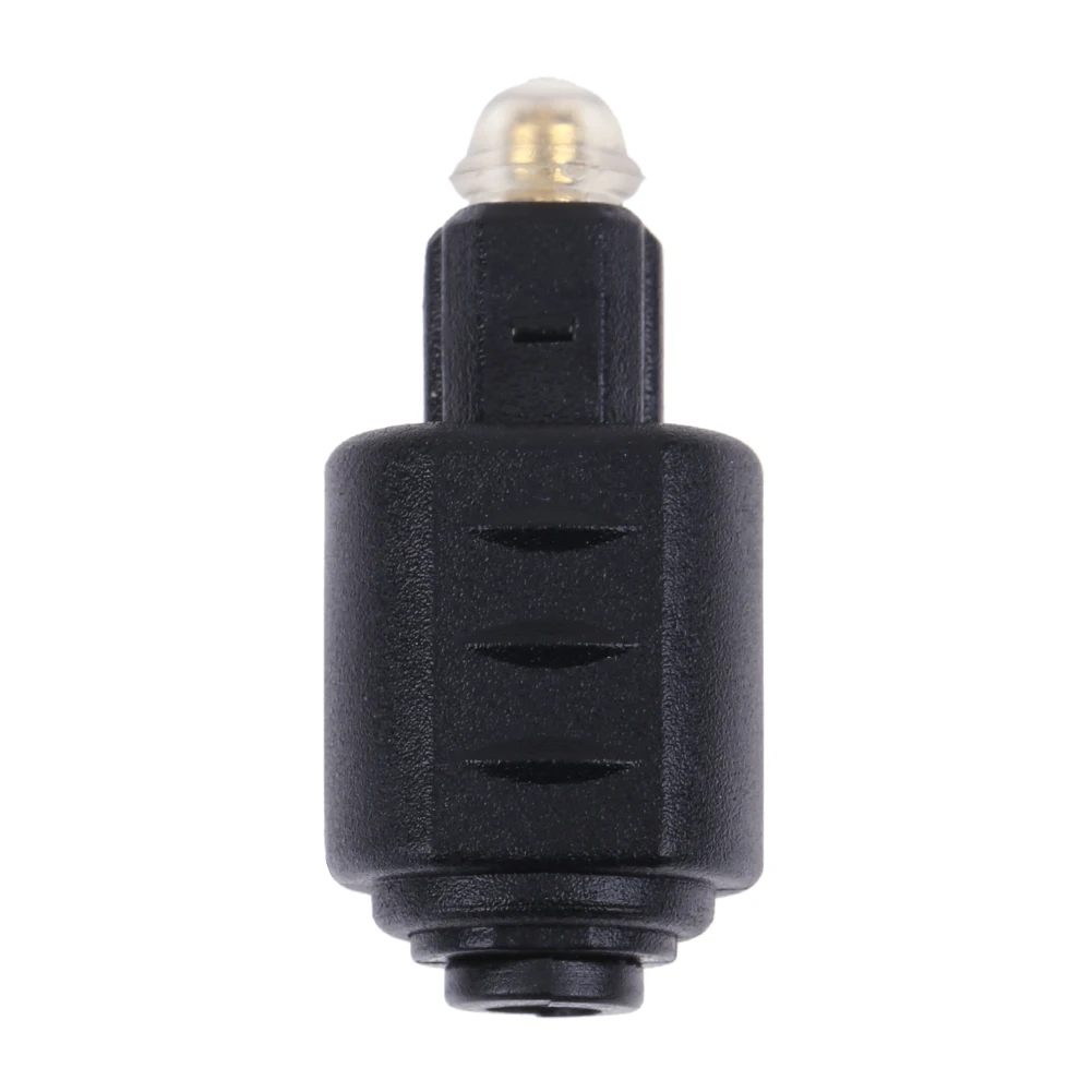 Toslink Male To Mini 3.5mm Toslink Female Optical Fiber Adapter No Signal Loss Optical Audio Adapter Connector Accessories