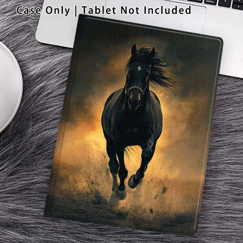 Running Horse For Lenovo Xiaoxin Pad Pro Tab M10 K10 Plus 3rd Y700 Gen 11 11.2 11.5 12.7 8.8 Inch Tablet Case