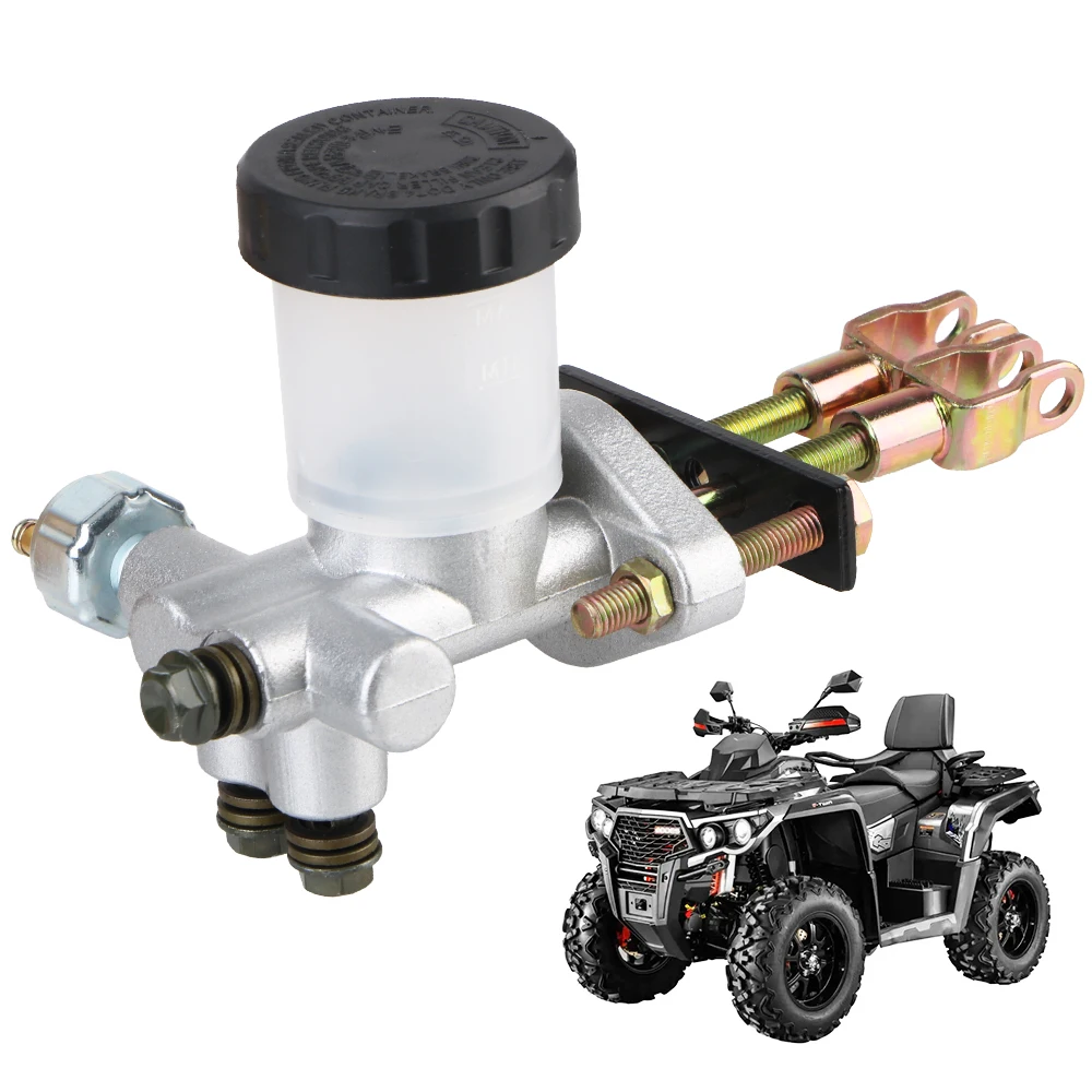 3 In 1 ATV Brake Pump Hydraulic Brake Master For 125cc-250cc ATV Go-karts Master Cylinder For DOT4 Brake Fluid Foot Braking Pump