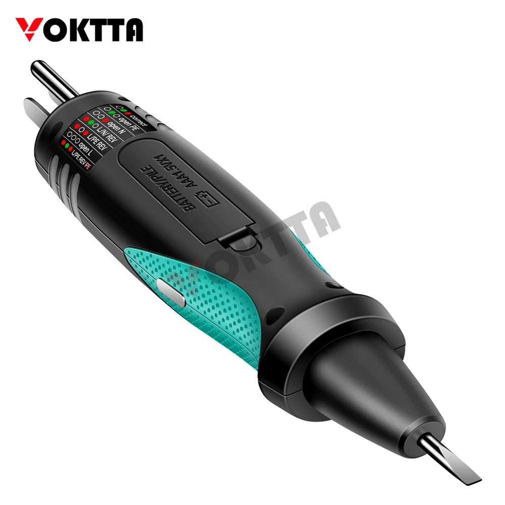 Multifuncional Teste Pen Socket Tester, A3012, Teste Inteligente, Breakpoint, Display Digital, Medidor de Fase, 2 em 1