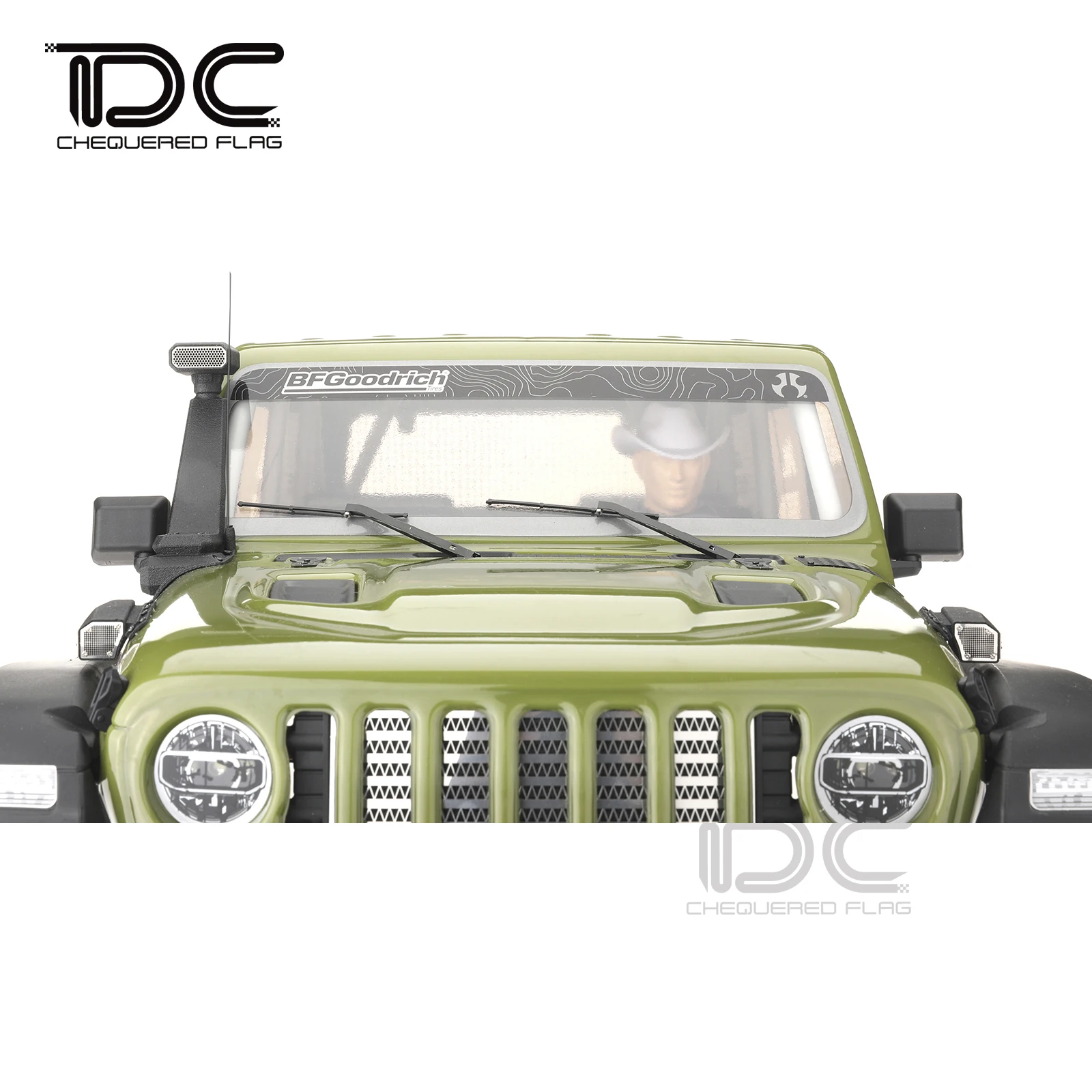 1/6 Wading gola Snokle tubo metallico ad alto flusso motore Antenna di aspirazione dell'aria per AXIAL SCX6 Wrangler RC Crawler Body upgrade parti