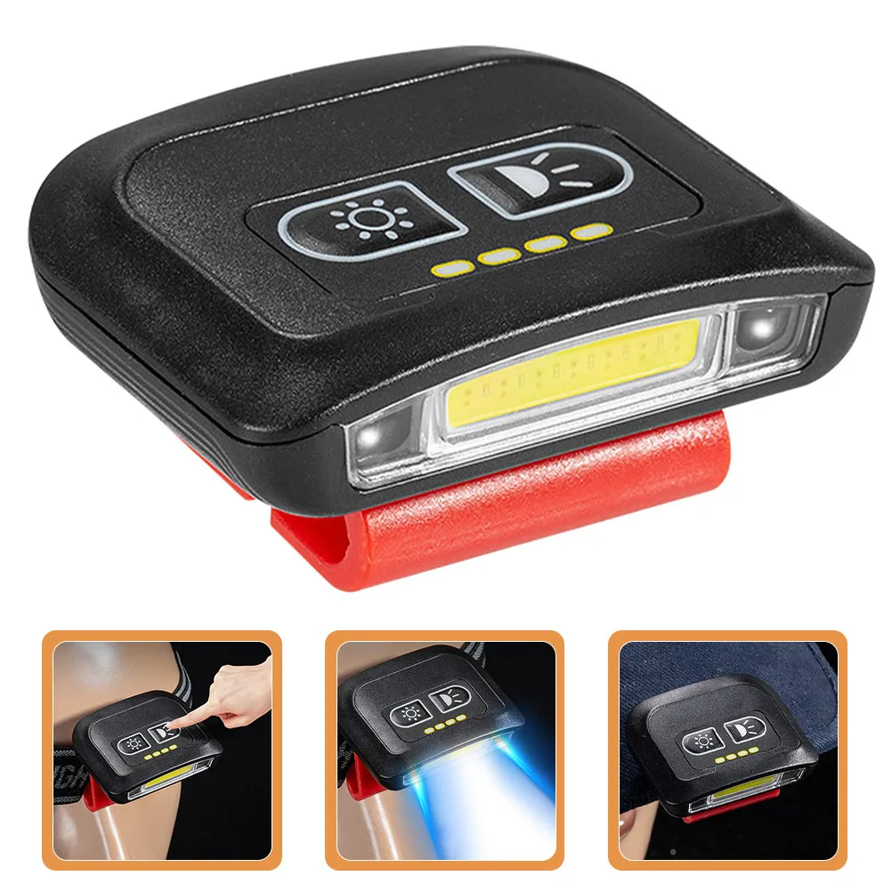 Rechargeable Night Fishing Light Multi-Function Hat Light Clip Outdoor Cap Lamp High Brightness USB Fast Charging