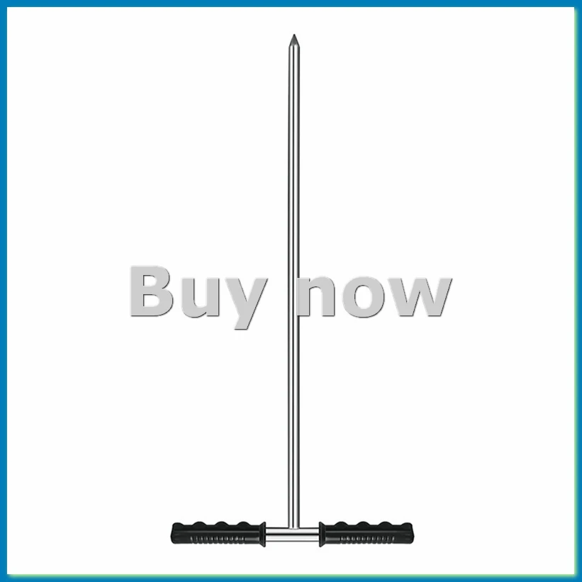 Stainless Steel Soil Probe, Adjustable Ground Rod Tool for Locating Septic Tanks, Underground Pipes, Water Pipes-A27I