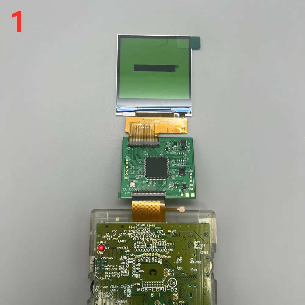 Neuer GBP LCD-Bildschirm. Einfach zu installierender 2,6-Zoll-IPS-LCD-Bildschirm in Originalgröße mit hoher Helligkeit, geeignet für Nintendo Gameboy Pocket. – Detail 2