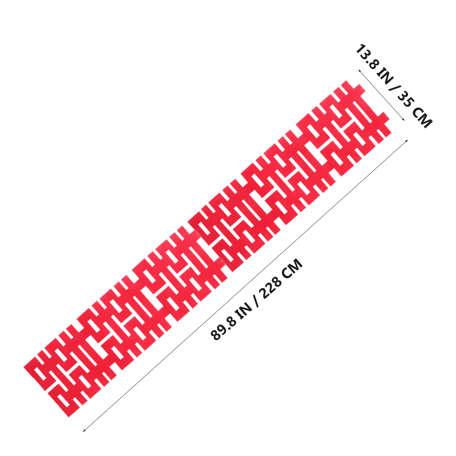 زينة الزفاف الصينية الأحمر ورأى Xi شخصية راية الزفاف التقليدية صورة خلفية الباب الجدار الشنق الدعائم الطرف