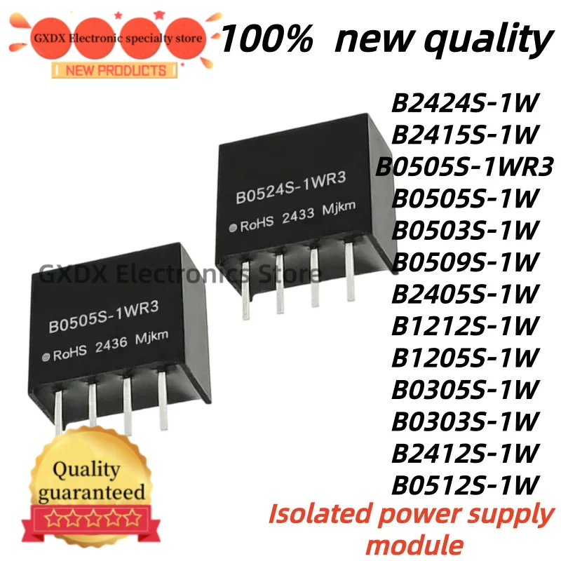 10pcs new B1212S B2405S B2412S B2415S B2424S B0505S-1WR3 B0505S B0503S B0509S B0512S B0303S B0305S B1205S Stock Wholesale