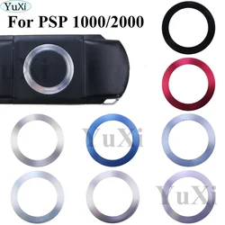 Anel de aço colorido para psp 2000 e 1000 peça de reposição para psp1000, psp2000, umd, tampa da porta traseira, console de jogos acessórios, 1 parte