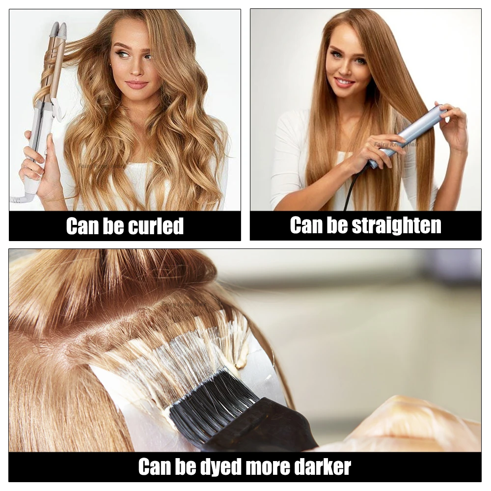 بطل شريط شعر ريمي في الشعر الطبيعي التمديد شعر الإنسان شقراء اللون 100% ريمي الشعر البشري سلس الجلد لحمة الغراء على 2.5 جرام/القطعة