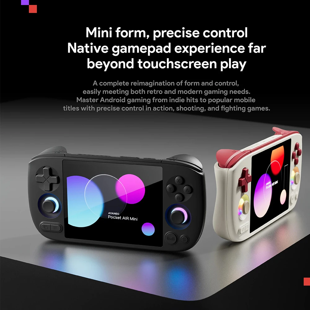AYANEO Pocket Air Mini Retro Handheld-Spielkonsole 4,2 Zoll Bildschirm MTK Helio G90T Prozessor Hall-Joystick Tragbare Pocket Android Retro-Gaming-Konsole – Detail 13