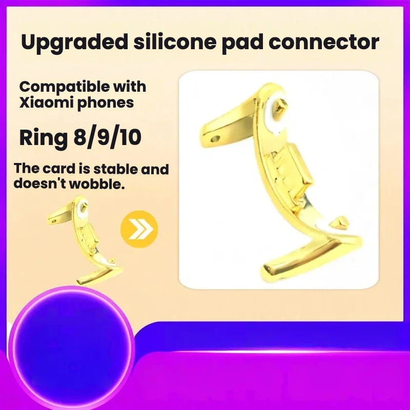 2pcs Connectors for Xiaomi Mi Band 8/9/ Strap Metal Stainless Steel 14mm Band Width Connector for Xiaomi Mi 10 Bands Accessories