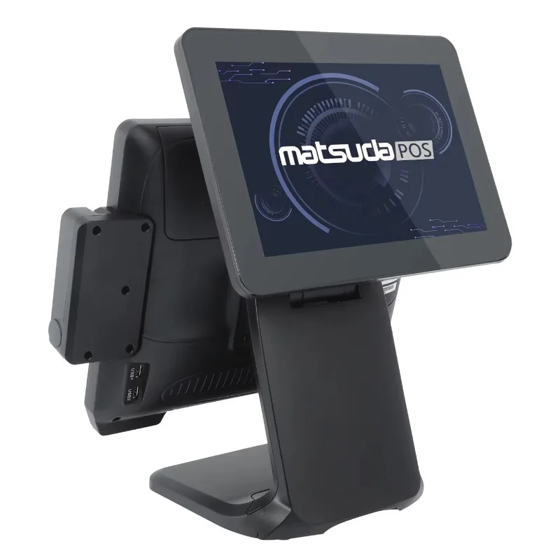 2026 The New ST9800 15inch POS All-in-one Machine Dual-screen POS System POS Bank Terminal