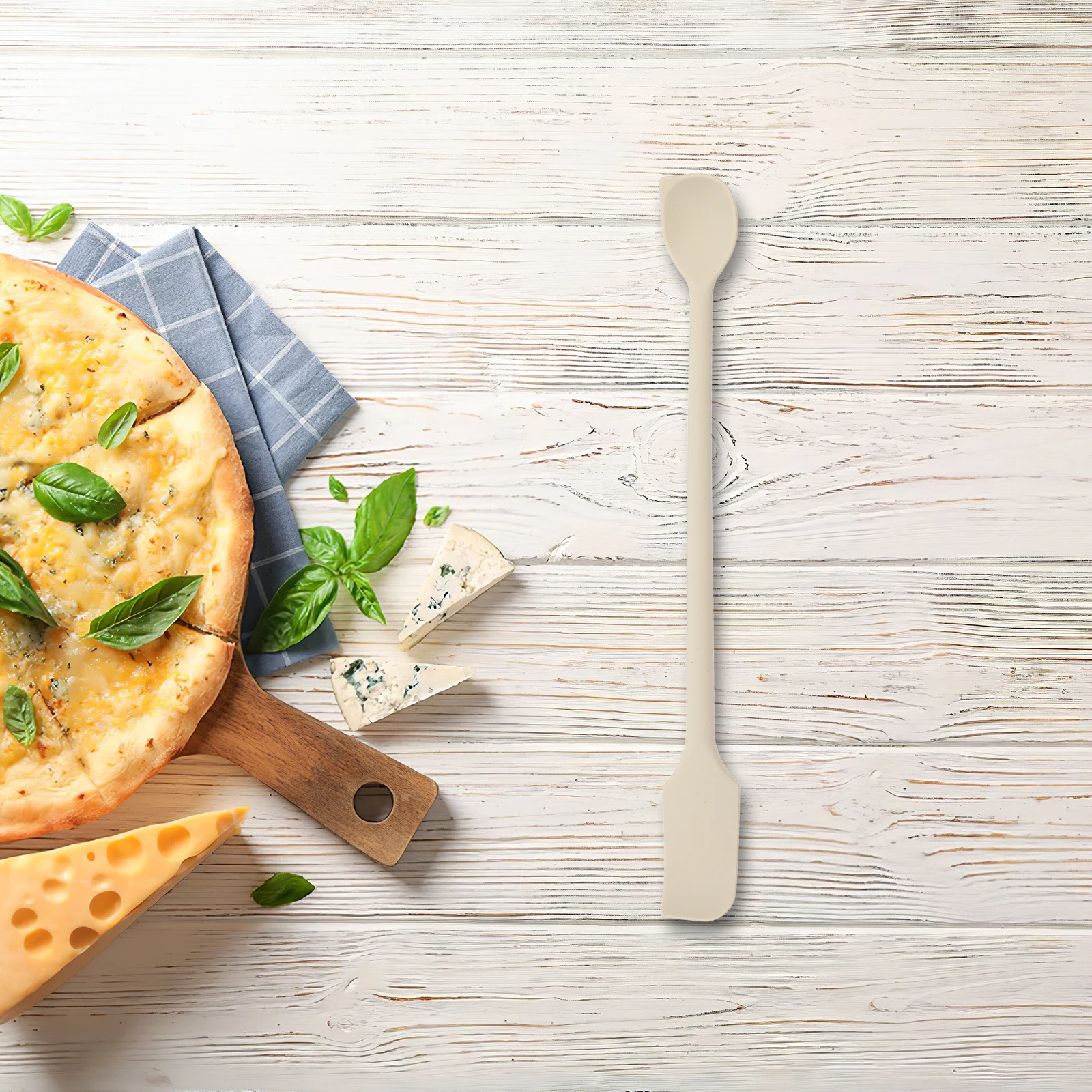 1 قطعة ملعقة سيليكون صغيرة أداة كشط صغيرة لجرار الكاتشب مقاومة للحرارة غير عصا الخبز مكشطة المطبخ