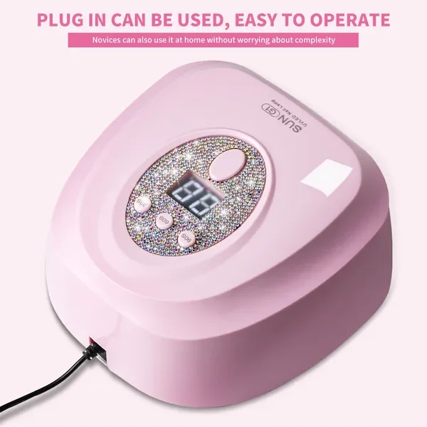 UV LED-nagellamp 24LED 72W gelnageldroger met automatische sensor en 3 timers