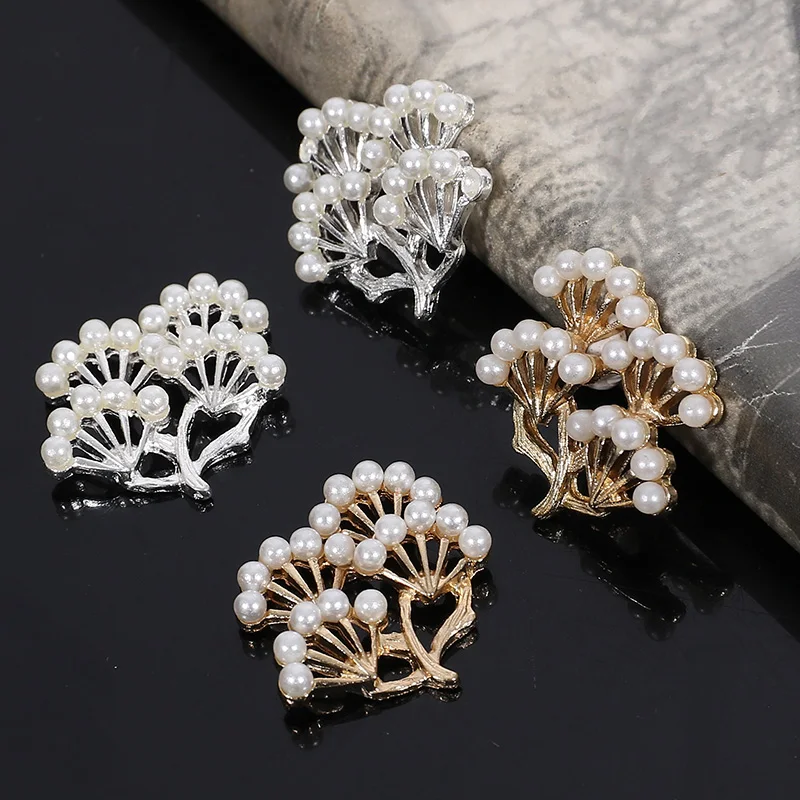 

Дерево 100 шт., пуговицы с жемчужной сосновой веткой, отделка и украшения, ремесленные пряжки для украшения чехла для телефона своими руками, BD48