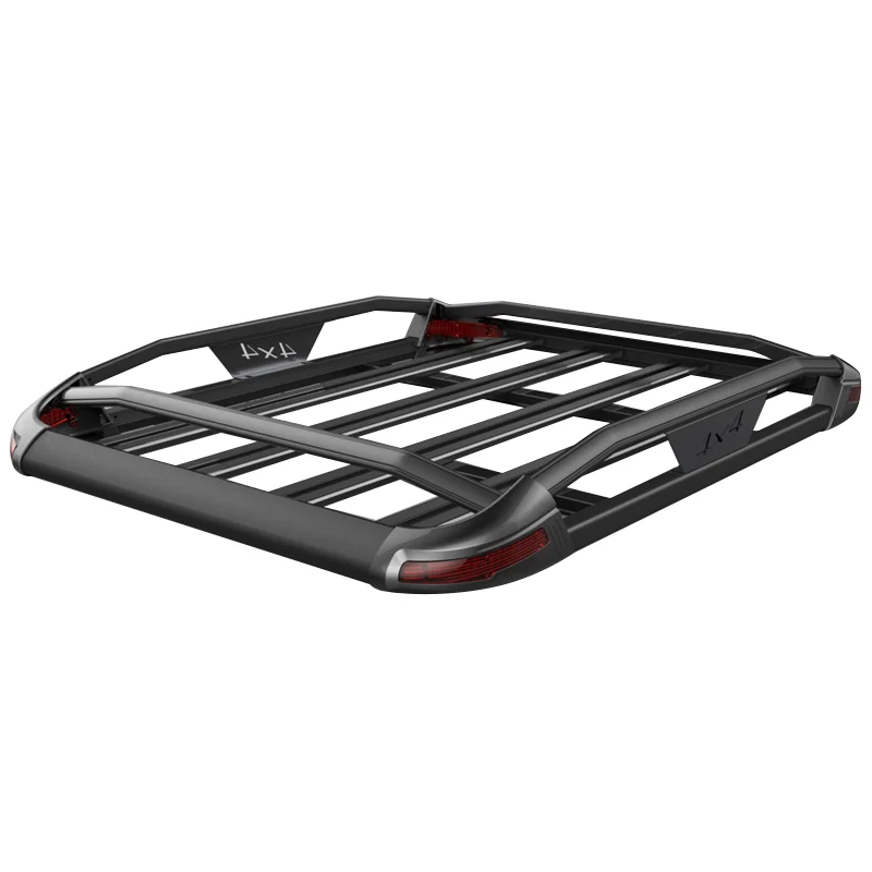 

Universal 4x4 Aluminium Cargo Carrier Basket Car Roof Rack for Hilux 4runner Fj Cruise Pajero Ford Rangercustom