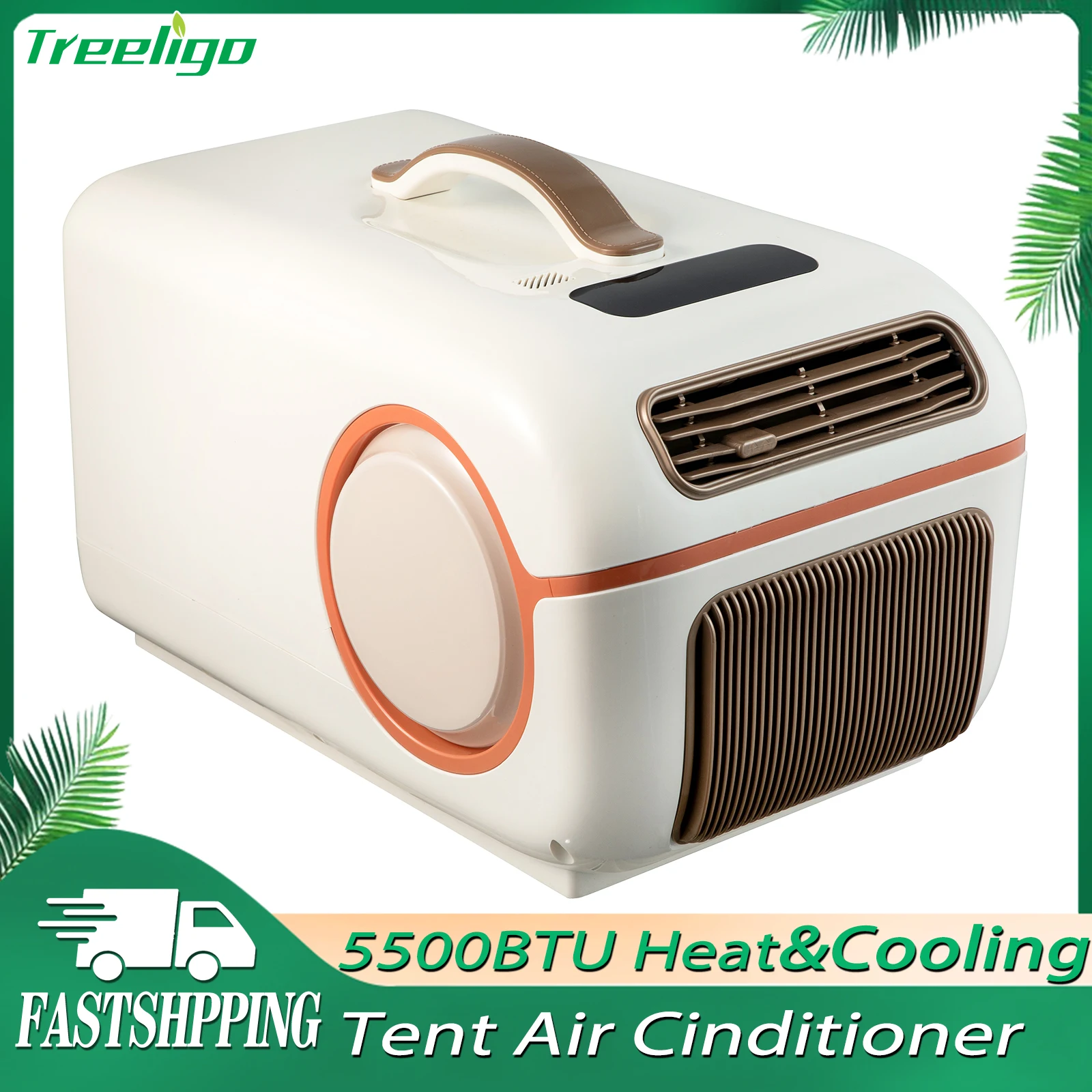 

5500BTU 220V 110V 6-in-1 Portable Tent Air Conditioner Outdoor&indoor Camping Air Conditioner AC Unit For Car SUV RV Motorhome