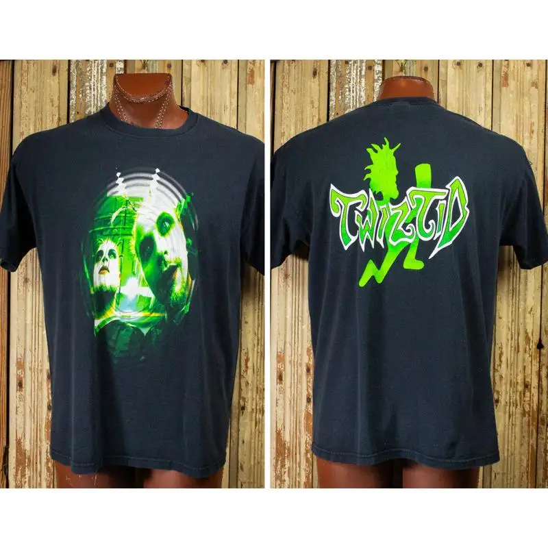 تي شيرت Vintage Twiztid The Green Book Concert 2003 أسود #1